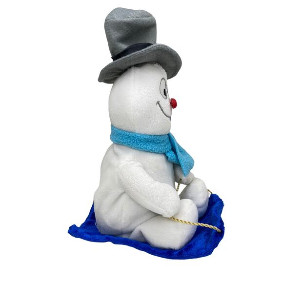Frosty The Snowman Motorized Plush on Sled TM & Warner Bros & Classic Media - Picture 3 of 7
